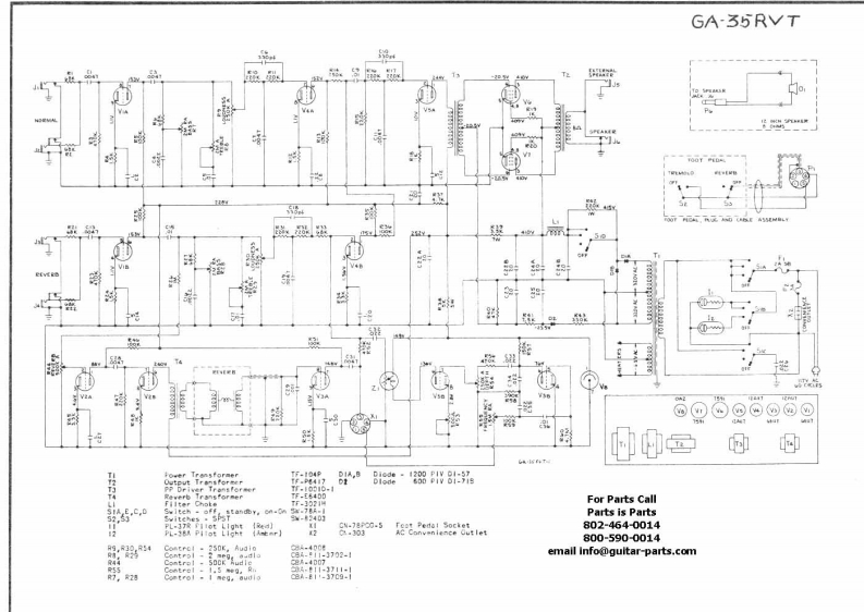 ga35rvt维修电器原理图说明书手册