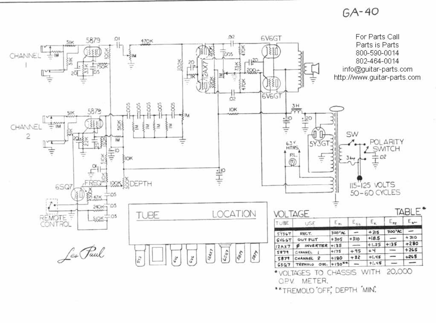 ga40维修电器原理图说明书手册