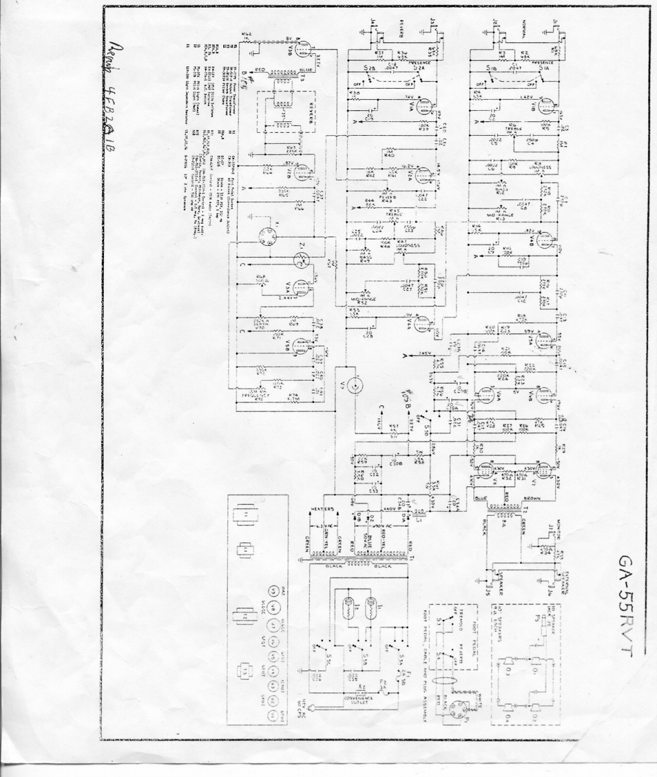 ga55rvt维修电器原理图说明书手册