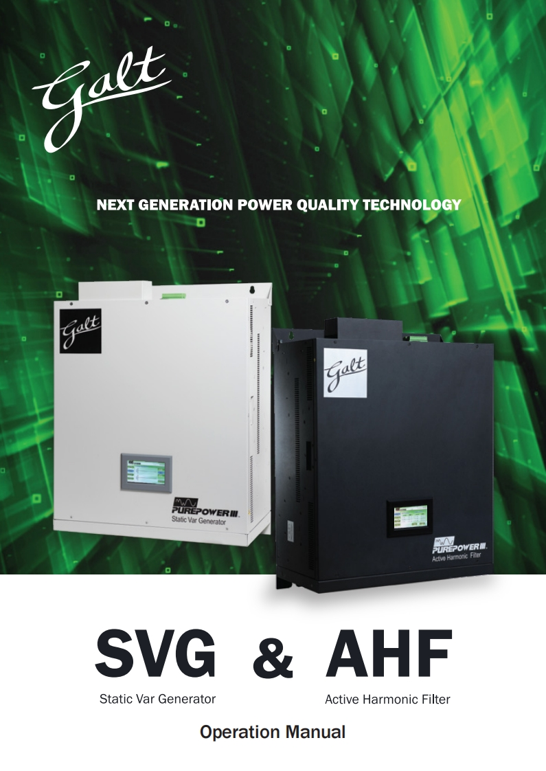 galtelectric_ahf_安装操作说明书手册