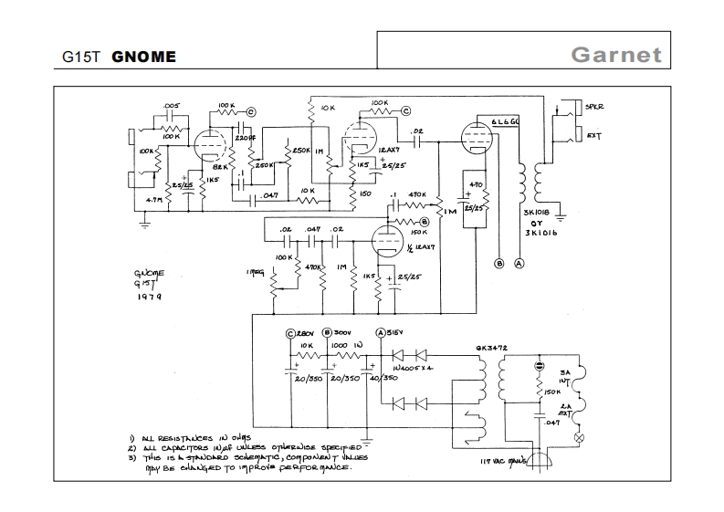 garnet_g15t_gnome维修电器原理图说明书手册