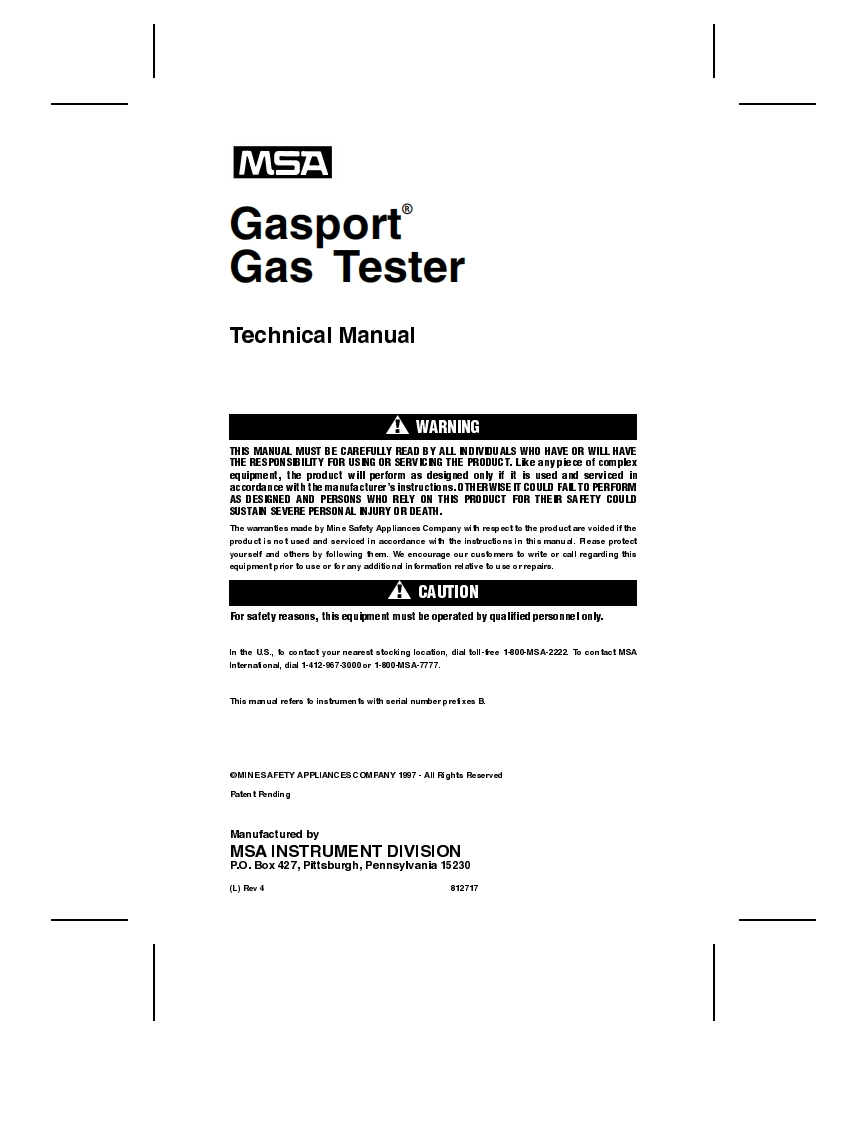 gasport-gas-tester_technical-调试手册说明书指南