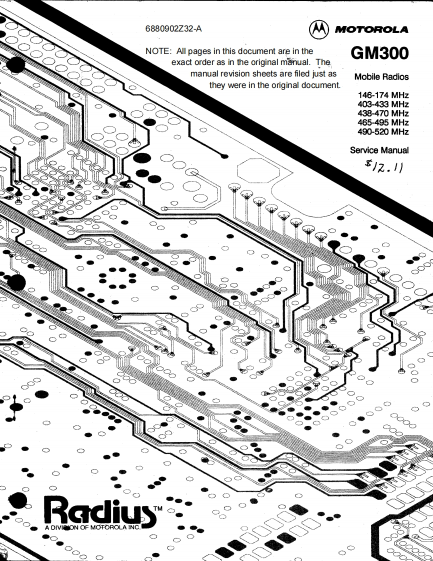 gm300-service-manual-维修手册-a