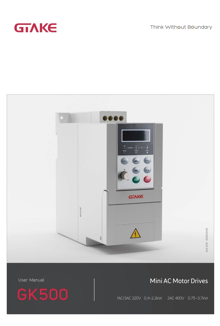 gtake-gk500-Manual变频器操作说明书手册-eng