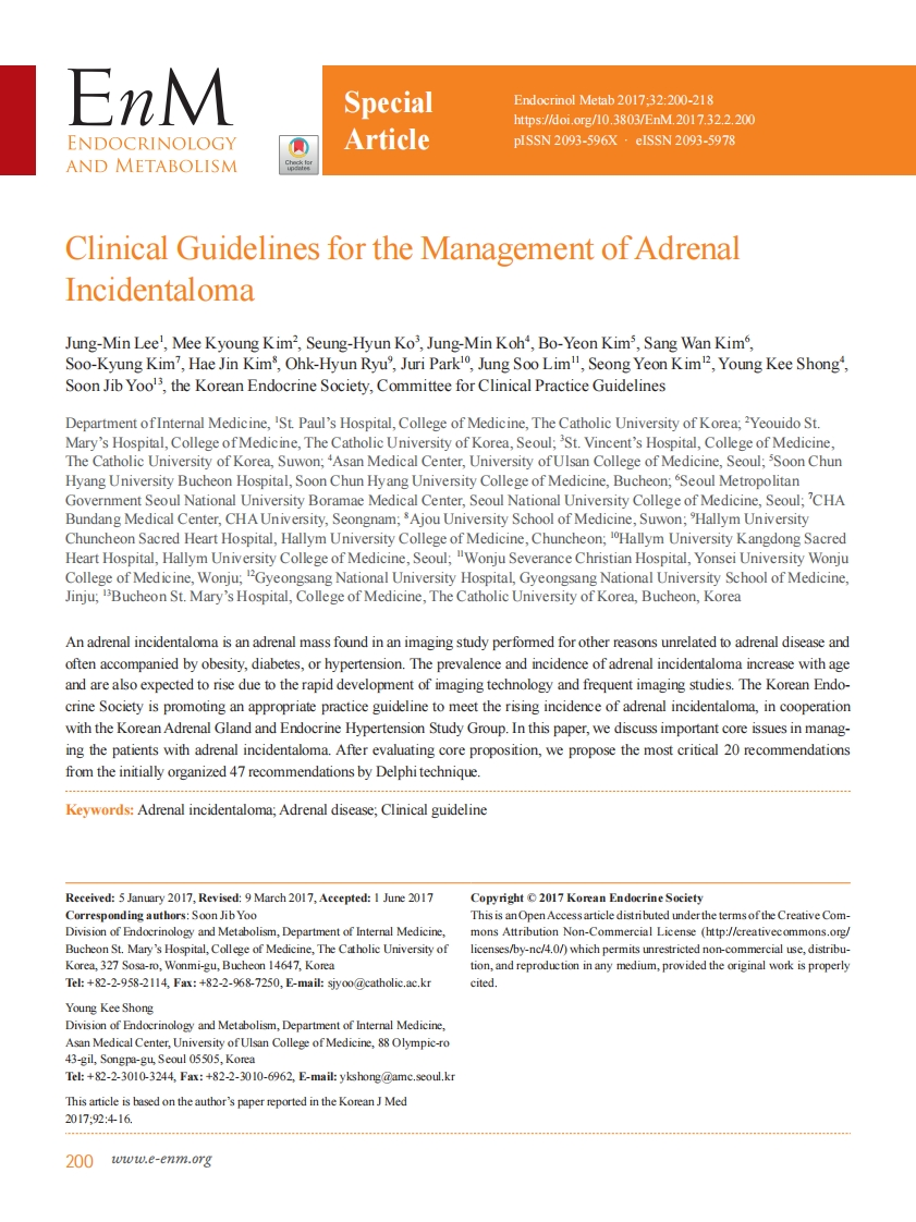 guidelines-for-adrenal-incidentoma