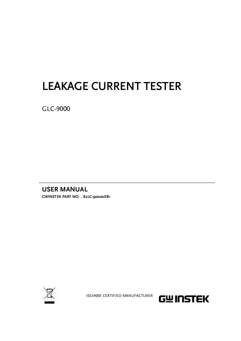 gw-instek_GLC-9000_usermanual操作说明书手册