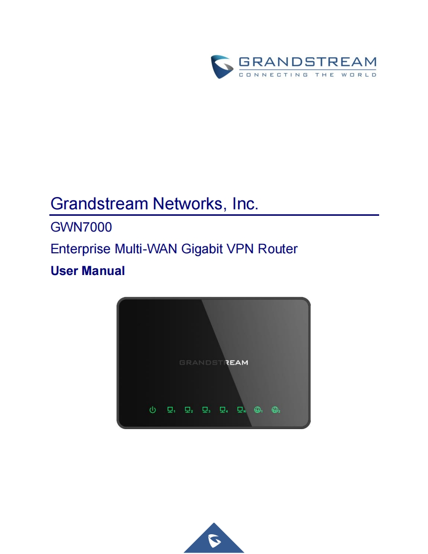 gwn7000_操作说明书手册