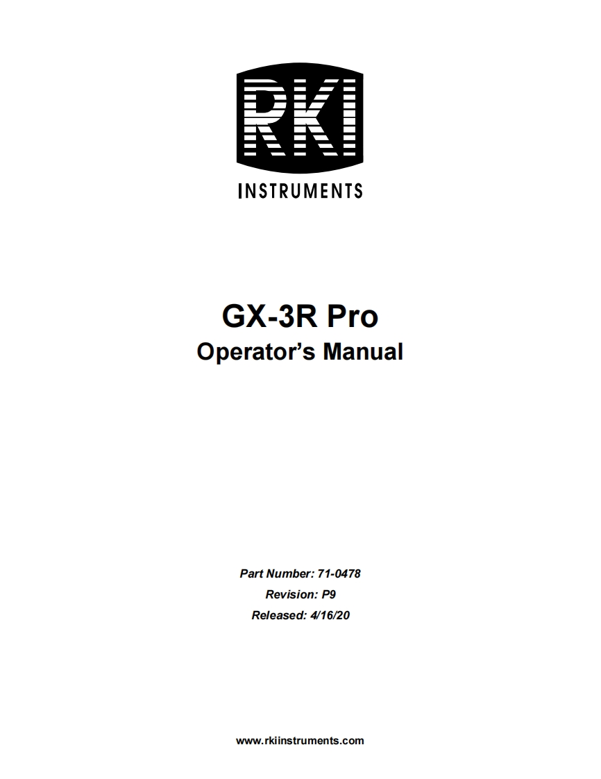 gx3rpro-rki-使用说明书手册