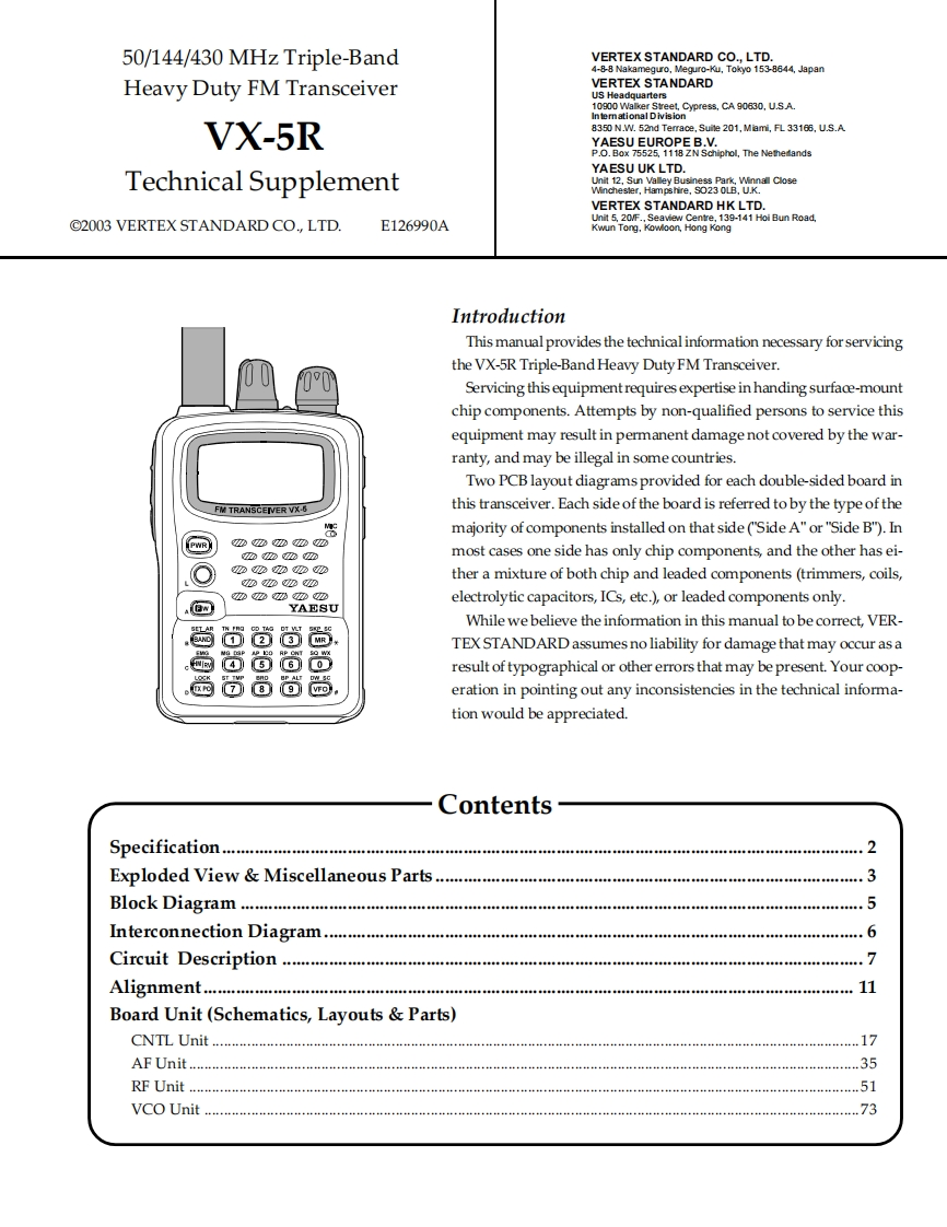 ham.dmz.ro.VX-5R_维修电器原理图手册