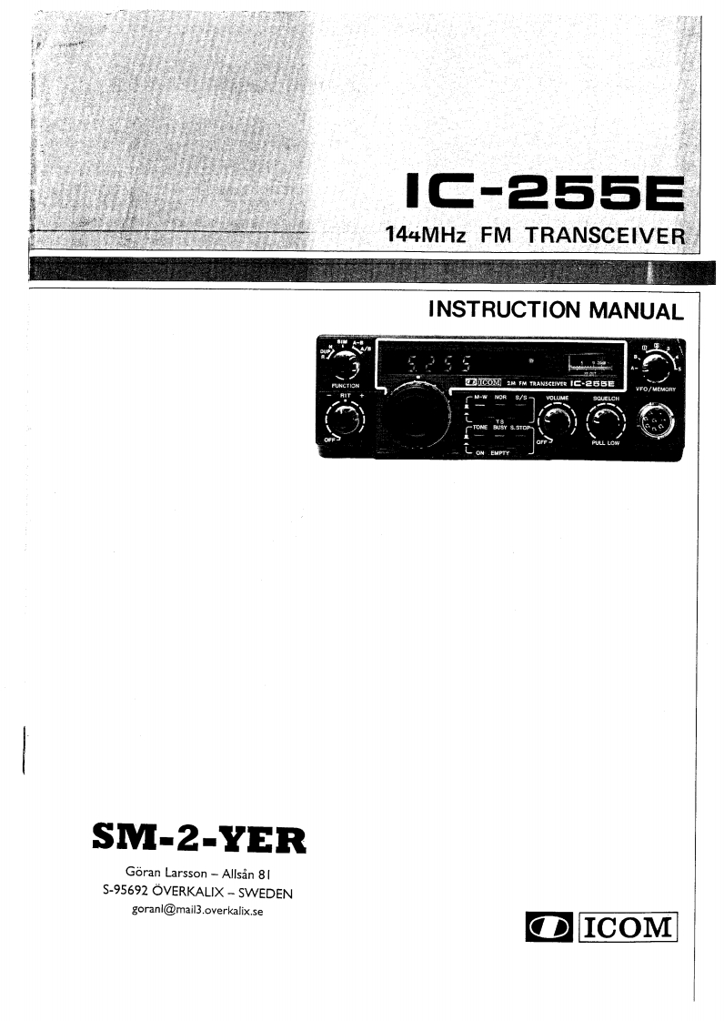 ham.dmz.ro.ic255e_操作说明书手册