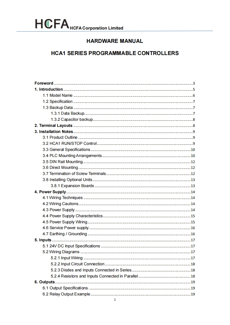 hcfa-hca1-硬件说明书手册-en新质力文库 - 聚焦新质生产力发展的数字化知识库_行业洞察 / 理论成果 / 实践指南免费下载新质力文库
