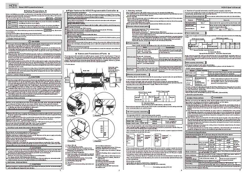 hcfa-hca5-使用说明书手册--english--en