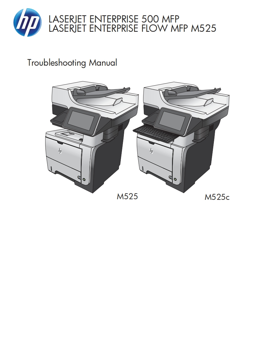 hp-lj-500-mfp-m525-troubleshooting-manual维修维护手册