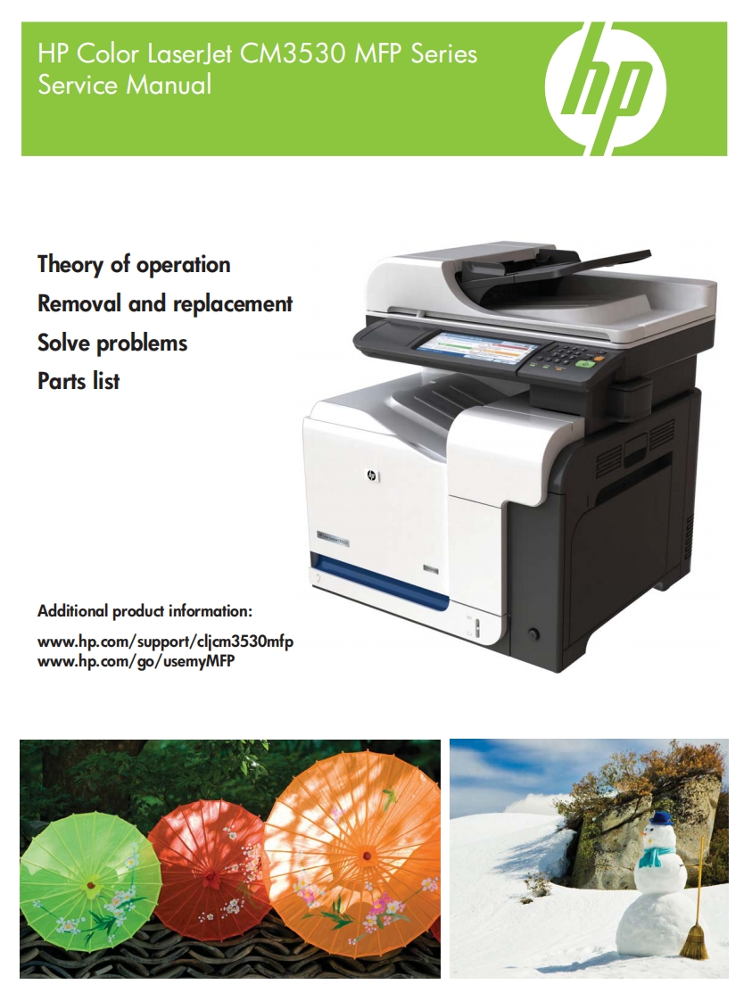 hp_color_laserjet_cm3530_mfp_series_service_manual打印机维修维护手册-找手册网