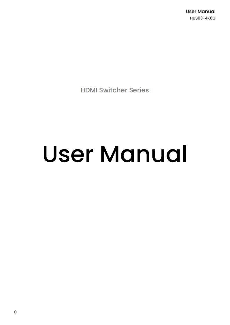 hus03-4k6g_user_操作说明书手册