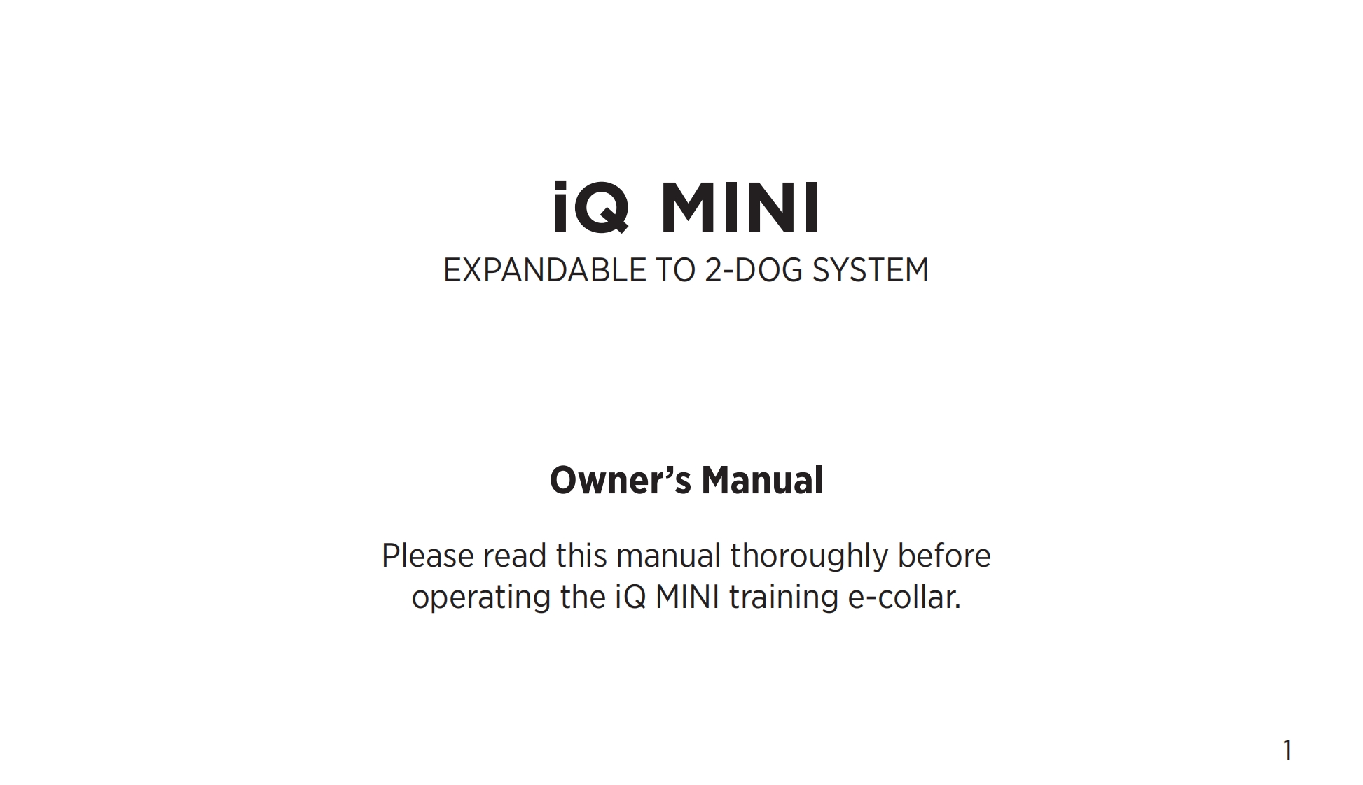iQMINI-manual使用说明书手册