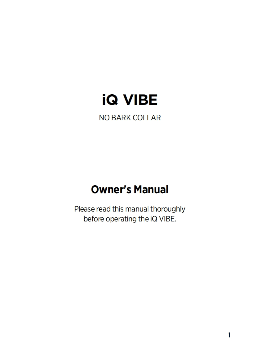 iQVIBEmanual使用说明书手册