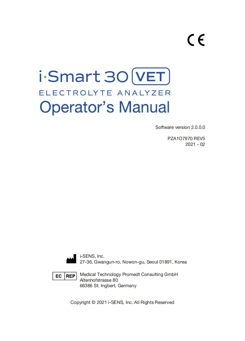 i_smart_30_vet_操作说明书手册