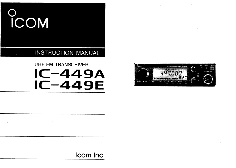 ic449ae_使用说明书手册