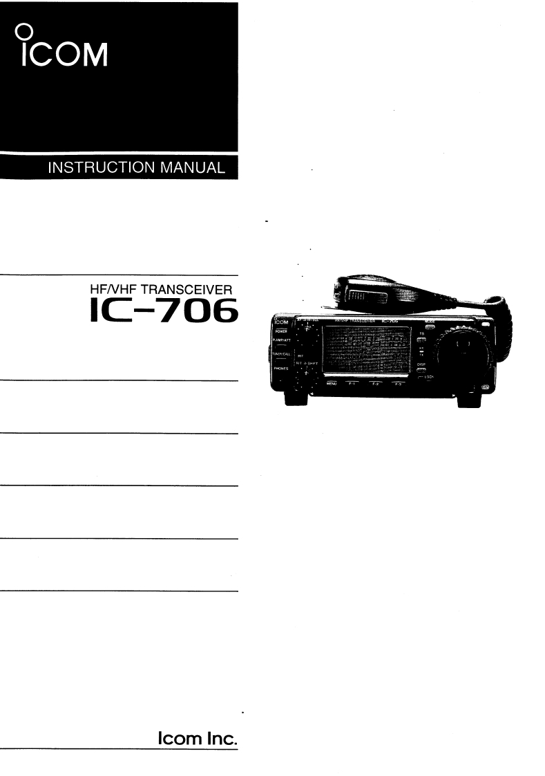 ic706_使用说明书手册