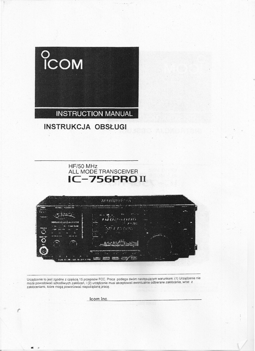 ic756pro2umpl操作说明书手册