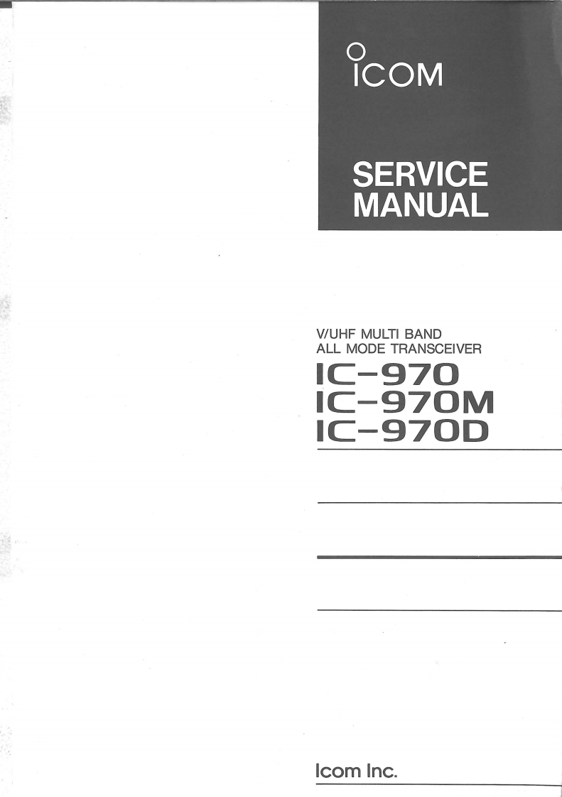 ic970md_维修手册电器原理图_jap-找手册网