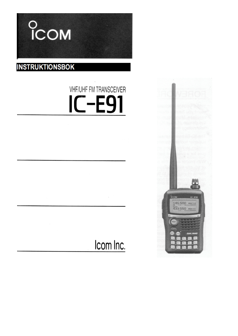 ice91_使用说明书手册swe