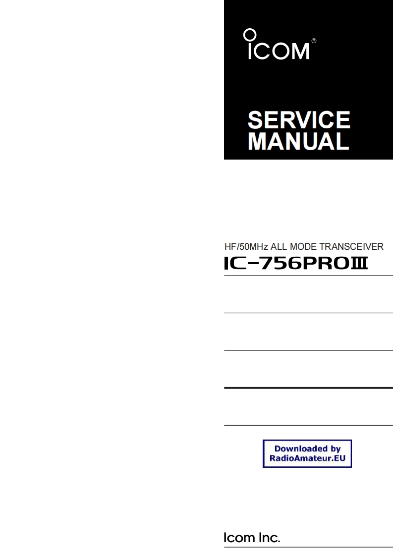 icom_ic-756proiii_维修手册电器原理图_使用说明书手册_2004