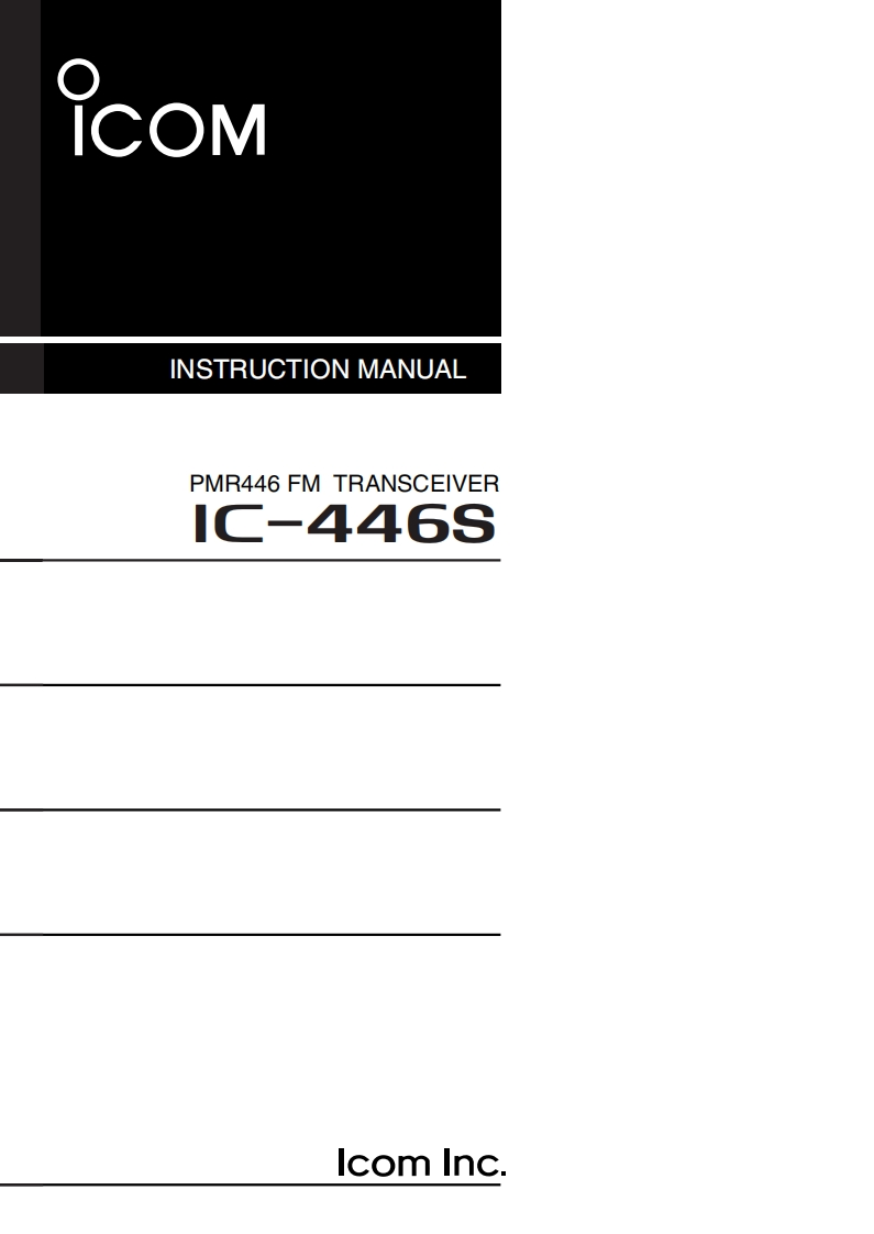icom_ic446s_使用说明书手册-找手册网