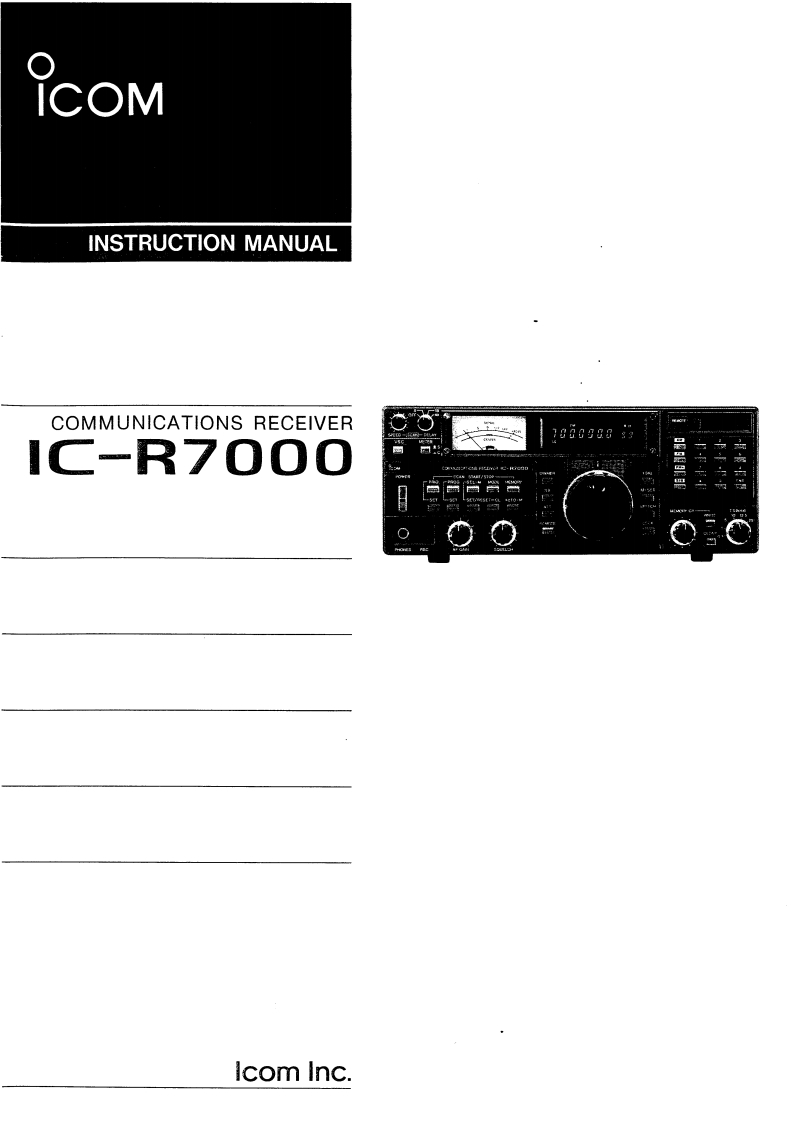 icom_ic_r7000_操作说明书手册
