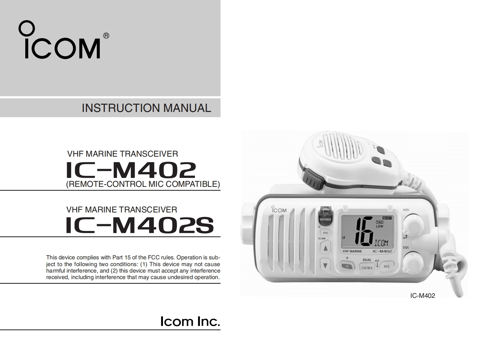 icom_icm402-402s_使用说明书手册