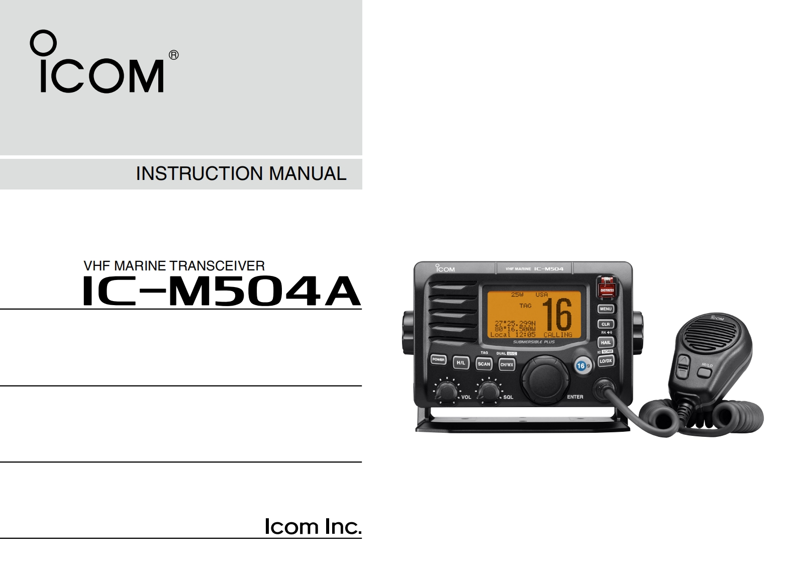 icom_icm504a_使用说明书手册