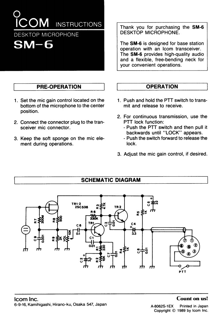 icom_维修说明书手册6_使用说明书手册