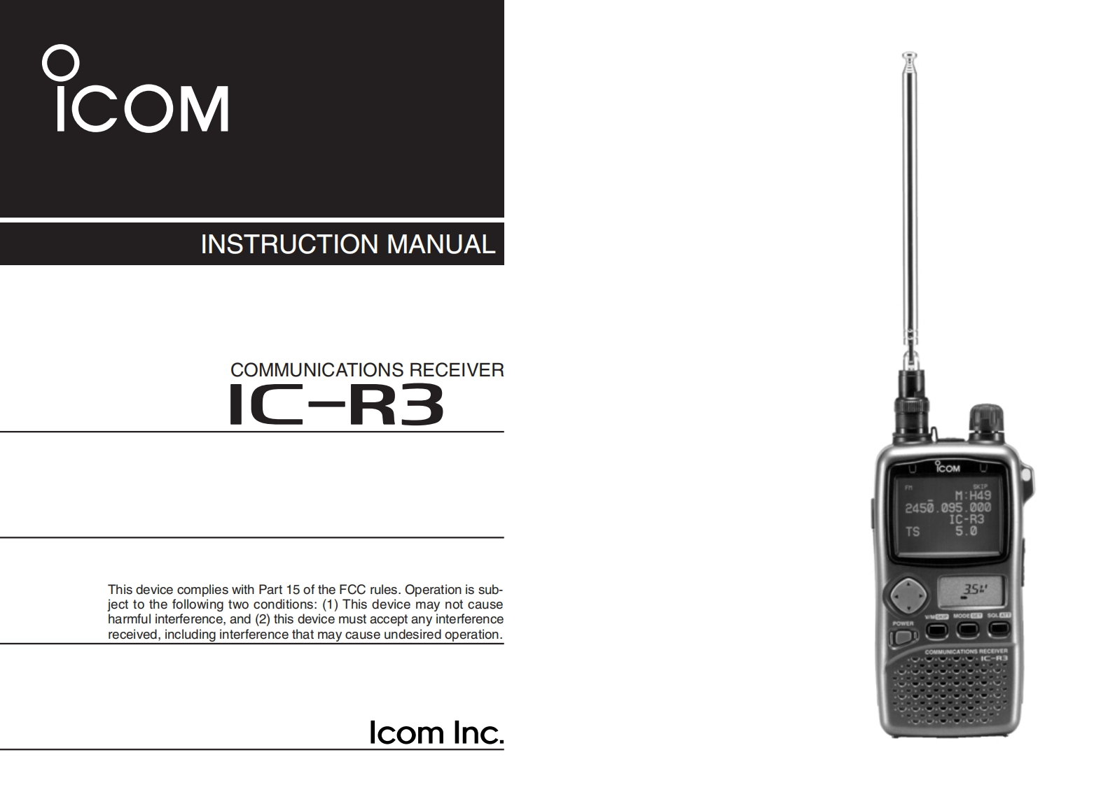 icr3_使用说明书手册
