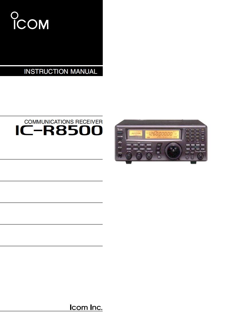icr8500_使用说明书手册