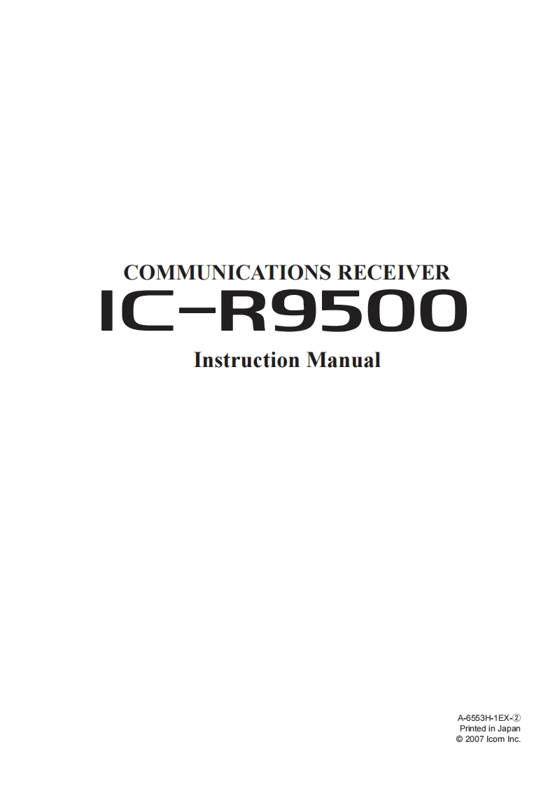 icr9500_使用说明书手册