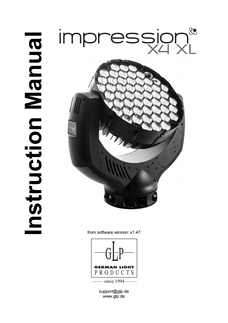 impression_X4_XL_使用说明书手册_v1.1_EN-1