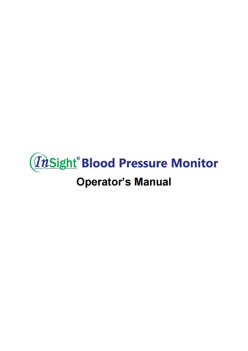 insight_blood_pressure_monitor_操作说明书手册