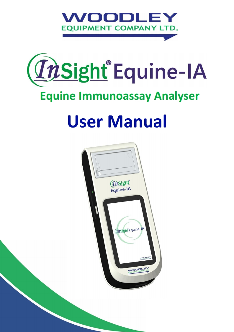 insight_equine_ia_操作说明书手册