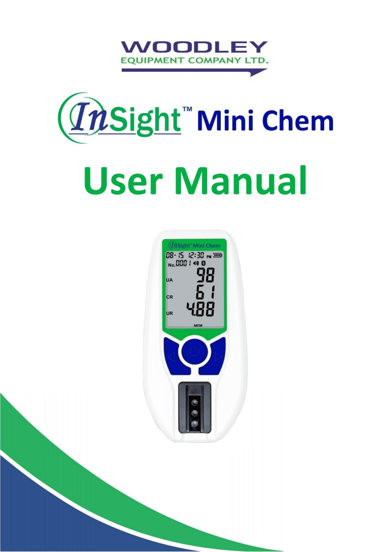 insight_mini_chem_操作说明书手册