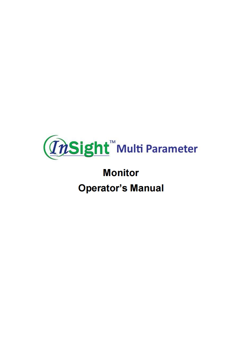 insight_multi_parameter_操作说明书手册