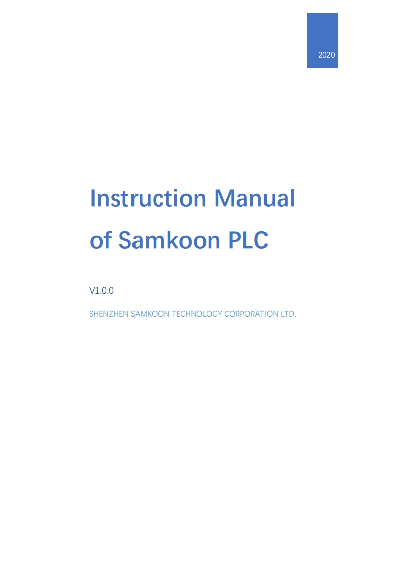 instruction-manual-of-samkoon-plc操作说明书手册