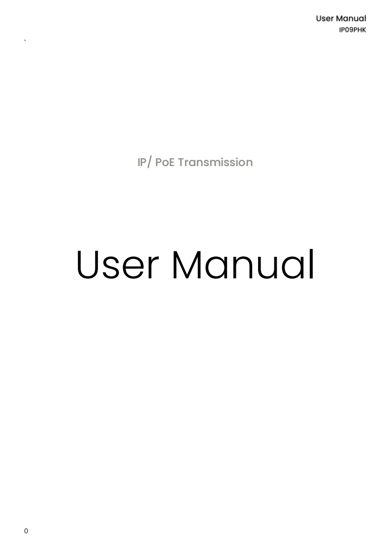 ip09phk_user_操作说明书手册