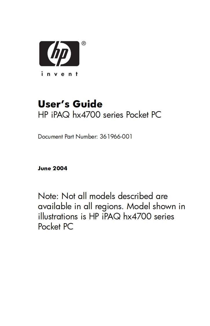 ipaq_hx4700_user_manual操作说明书手册新质力文库 - 聚焦新质生产力发展的数字化知识库_行业洞察 / 理论成果 / 实践指南免费下载新质力文库