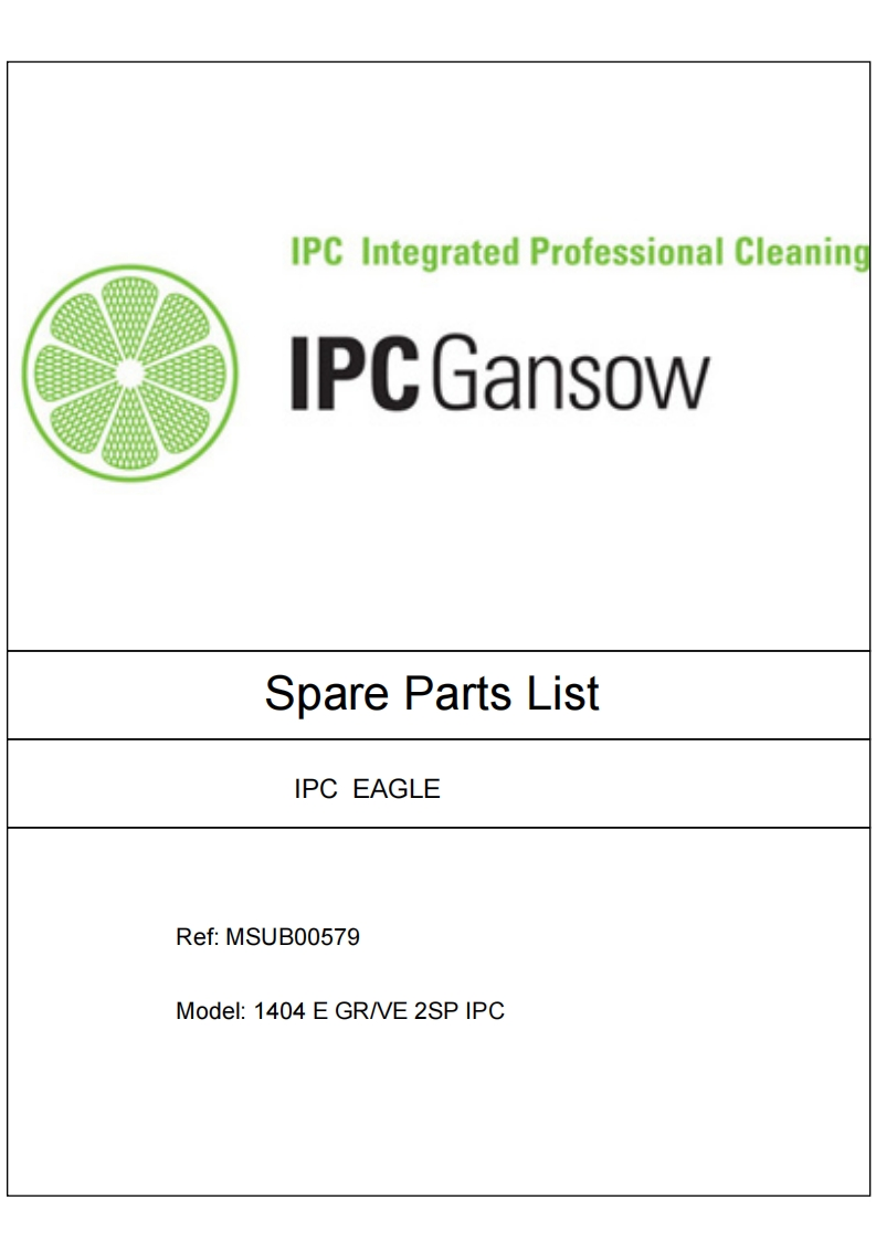 ipceagle-1404-battery-parts维修零部件手册
