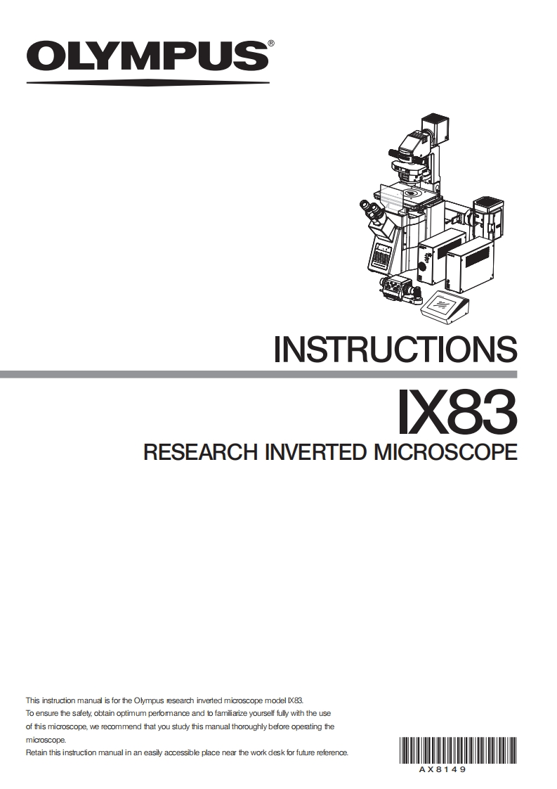 ix83_instruction_manua_en操作说明书手册