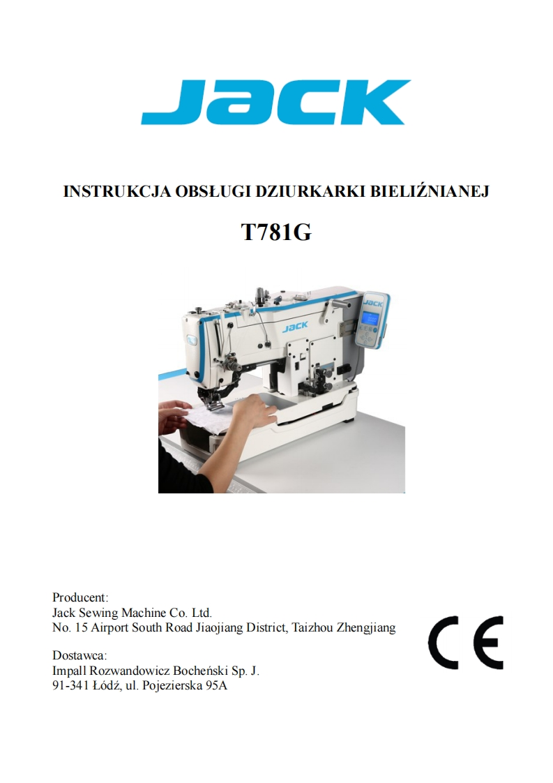 jack-JK-T781G操作说明书手册