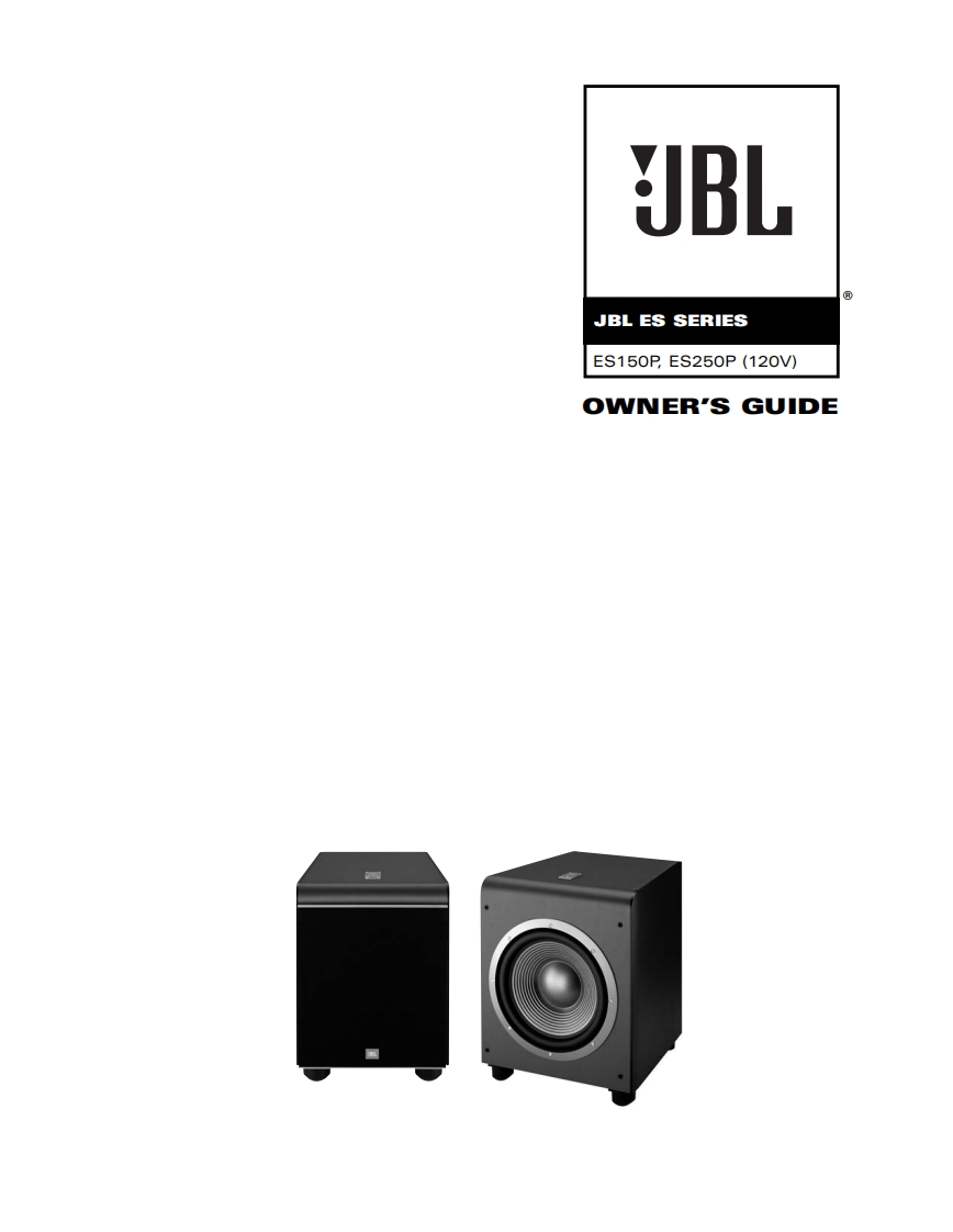 jbl--es150p--操作说明书手册--ID15912