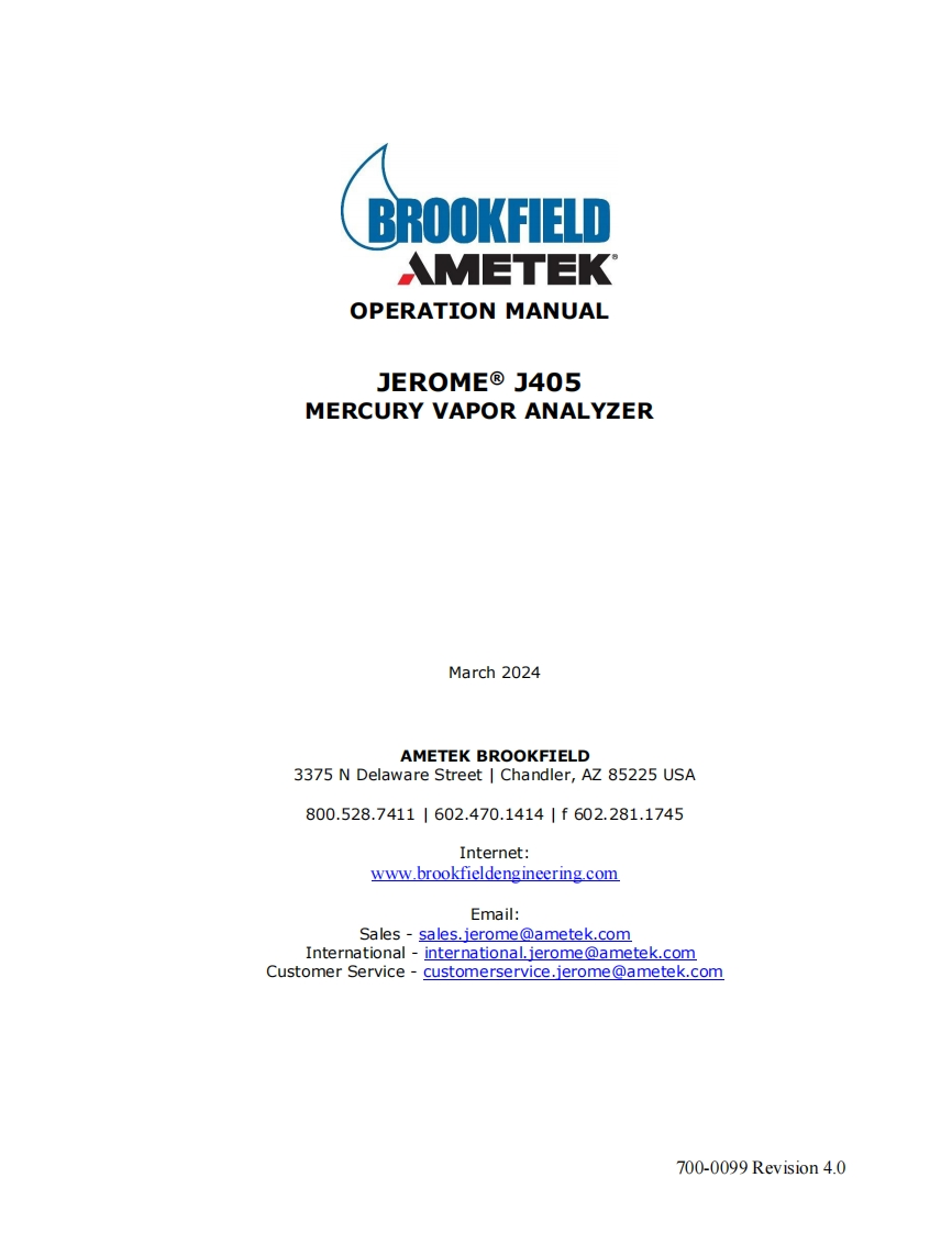 jerome-j405-mercury-analyzer-操作说明书手册-700-0099