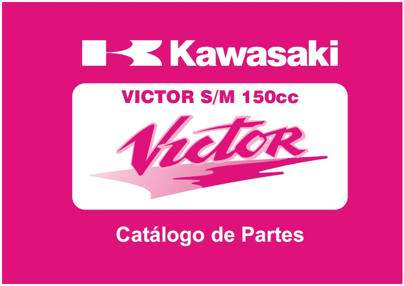 kasawaki川崎MANUAL-DE-PARTES-VICTOR零部件手册